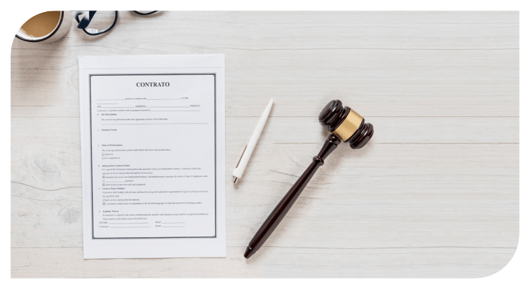 Banner pequeño derecho civil